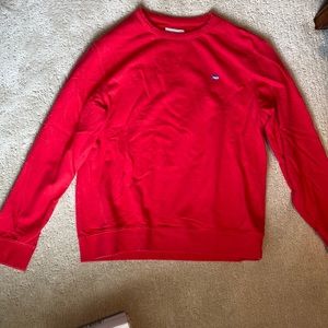 Mens Southern Tide Red Crewneck Sweatshirt. Size L